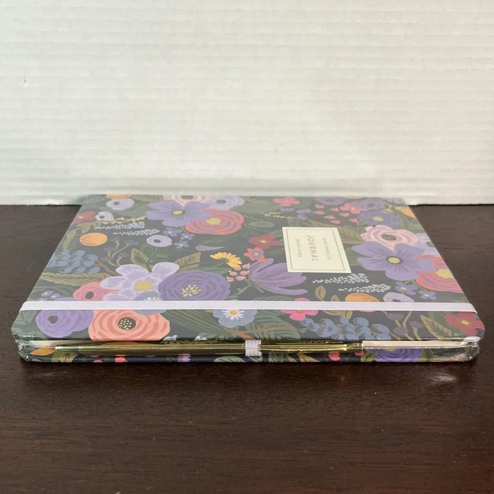 Rifle Paper Co 144 pg Journal w/ Pen Hardcover Floral Notebook with Foil Accents